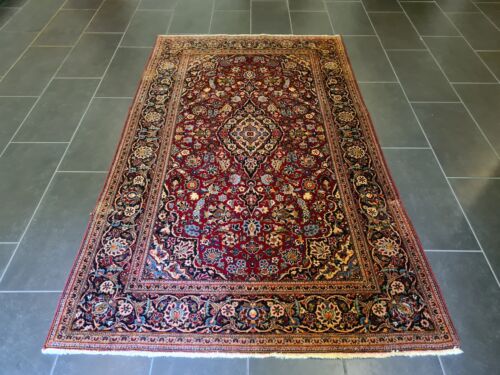 Handgeknüpfter Perser Keshan Orientteppich 220x133cm - Bild 9 von 24