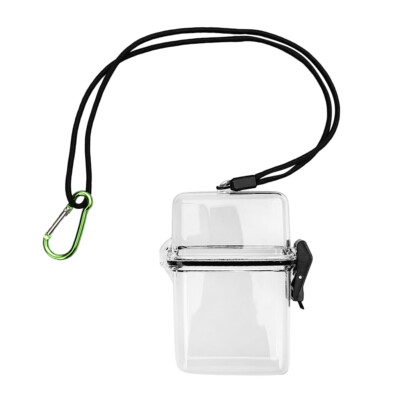 Wasserdichte Aufbewahrungsbox Mini Drybox Trockenbox mit Lanyard und
