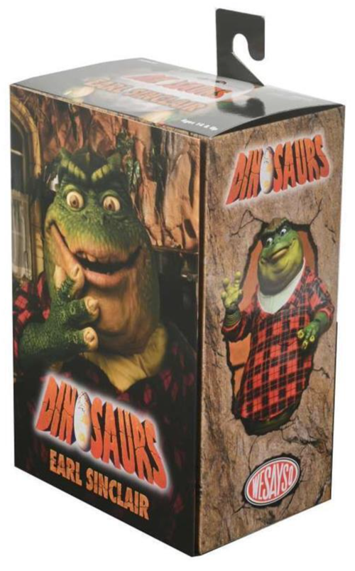 The Dinosaurs TV Series 90' DINOSAURS Earl Sinclair Ultimate Action Figure Neca