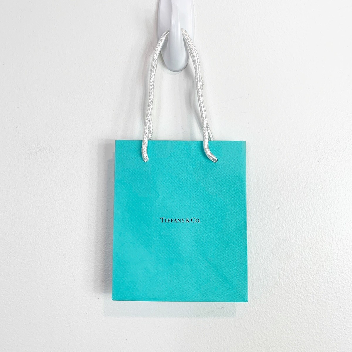 Tiffany & Co. 水色ショッピングバッグ置物 Tiffany & Co. 水色ショッピングバッグ置物