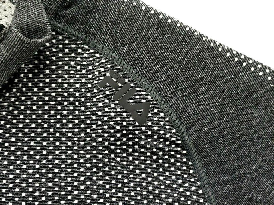 Pullover Fila Sport Hombre Manga Larga Talla M 1/4 Cremallera Gris/Blanco Ir a la Distancia Foto 4 de 4