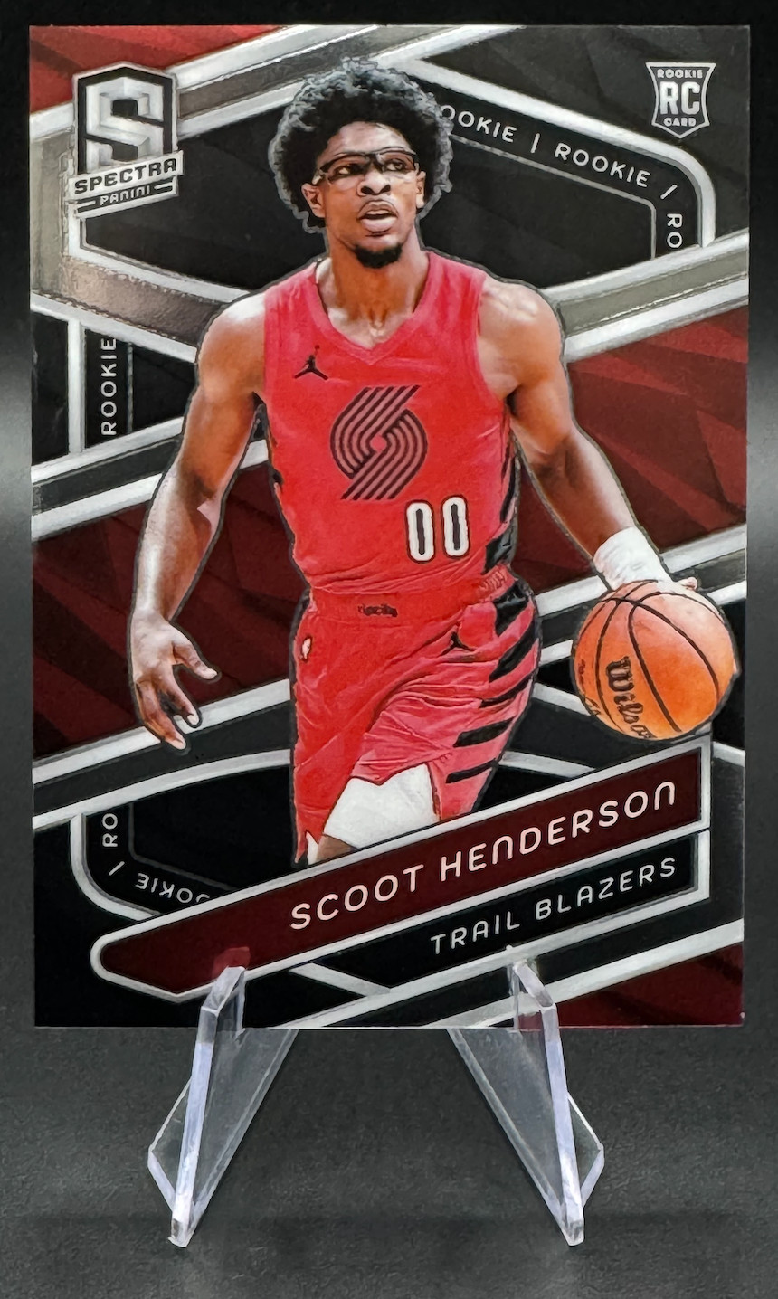 2023-24 Scoot Henderson RC #142 Panini Spectra Rookie | Trail Blazers
