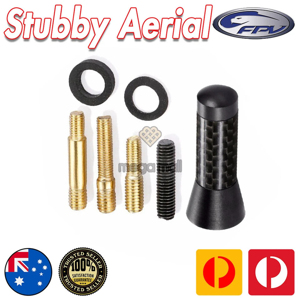 Antena / Antena Stubby Bee Sting para Ford Falcon - Negro Carbono 3,5 cm Foto 3 de 4