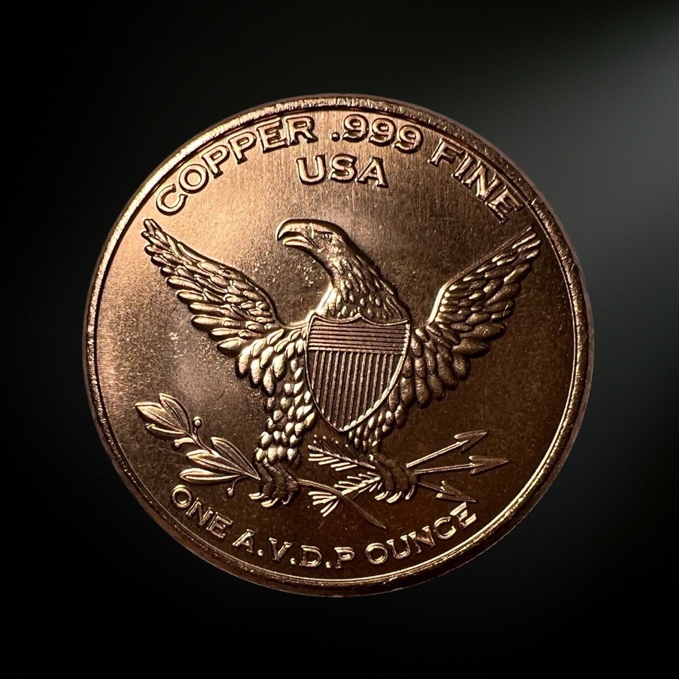 Unique Metals 1 Oz Copper Round - Barber Half Dollar Design (0.999 Fine  Copper) Copper Rods