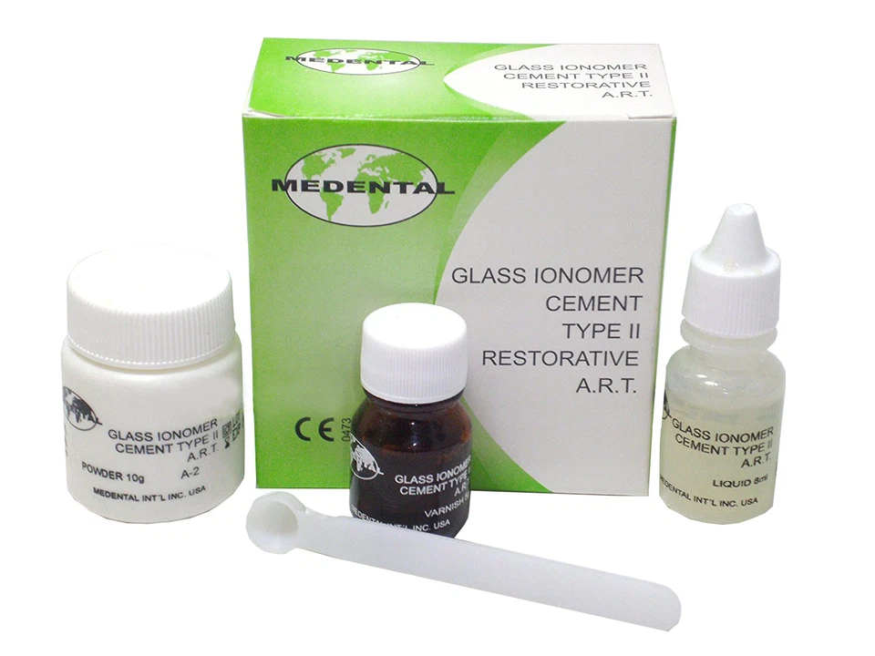 Glass Ionomer Cement Self Cure Type II Restorative Kit | MEDENTAL