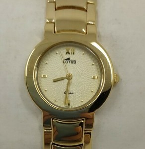 Authentic Lotus Gold Plated Watch. Ref. 15201/3