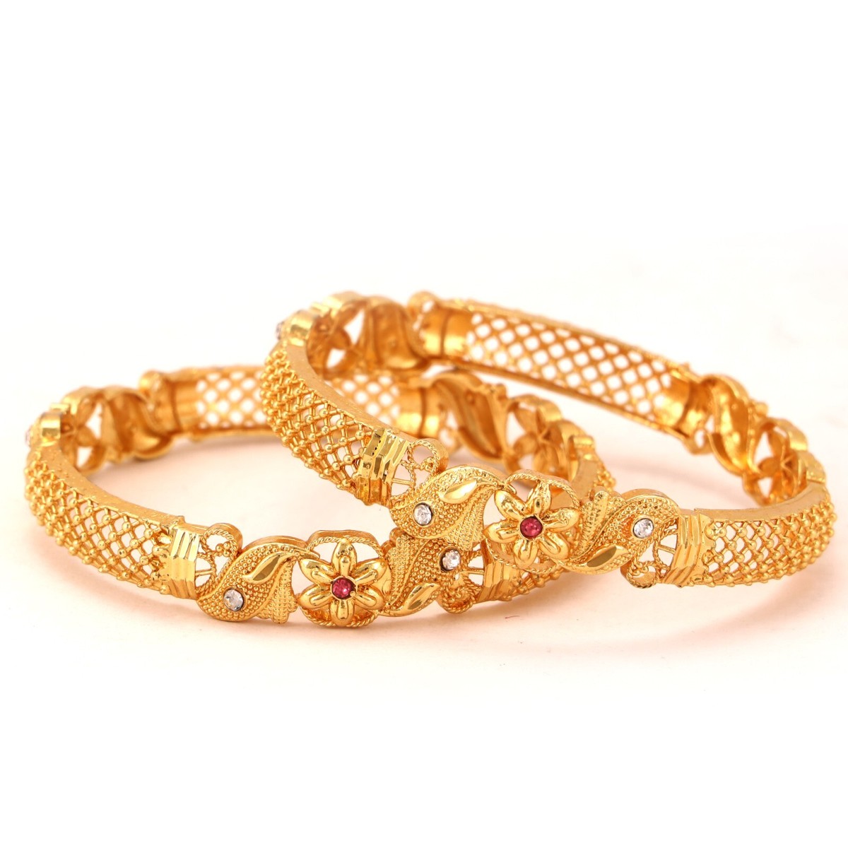 Handcrafted Gold Plated Rajasthani Traditional Women's Kangan