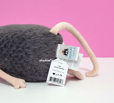 Jellycat London LAC3SR Lachlan Sad Rat US Seller Fast for sale