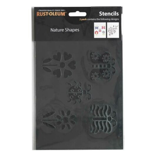 Rust-Oleum Stencils Nature Shapes – 2 Pack