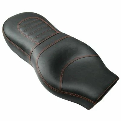 Siège rembourré noir sur mesure pour Royal Enfield Interceptor 650 - Photo 1/4