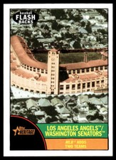 2010 Topps Heritage Baseball Flashbacks #BF10 MLB Adds Two Teams