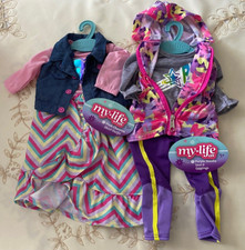 MY LIFE AS DOLL CLOTHING FOR 18" DOLLS FITS MY GENERATION AMERICAN GIRL LOT OF 2
