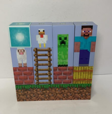 Paladone Minecraft Block Building Lamp with Steve Creeper Pig Chicken Untested