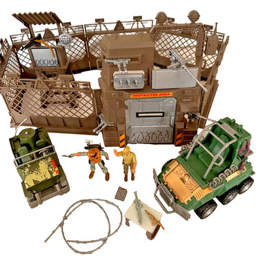 LANARD Lager Militärbasis Dino Fahrzeug Figur 1/18 Genre GI JOE Figur
