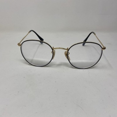Ray-Ban ROUND RB3447V 2991 50-21-145 Black Gold Eyeglasses SR17 | eBay