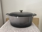 Le Creuset Signature Oval Dutch Oven In Flint    15 1/2 QTs. ~NEW~ — photo 3