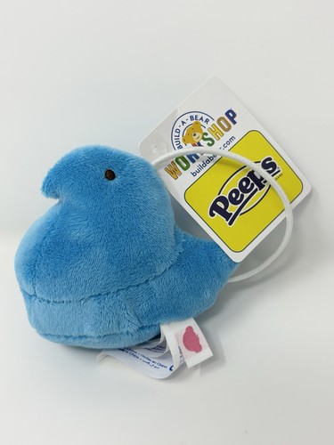 Build A Bear Blue Easter Peeps Chick Wristie Plush Accessory Tags New 3” - Afbeelding 1 van 15