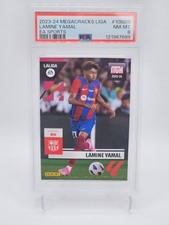 2023-24 PANINI MEGACRACKS LALIGA EA SPORTS #108BIS LAMINE YAMAL PSA 8
