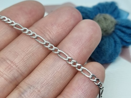 NEW BOXED Genuine Pandora Silver Open Ends Figaro Chain With S Hook 60cm π - Picture 5 of 12