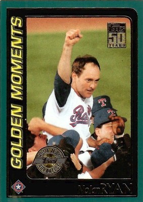 NOLAN RYAN 2001 Topps Home Team Advantage #785 TEXAS RANGERS