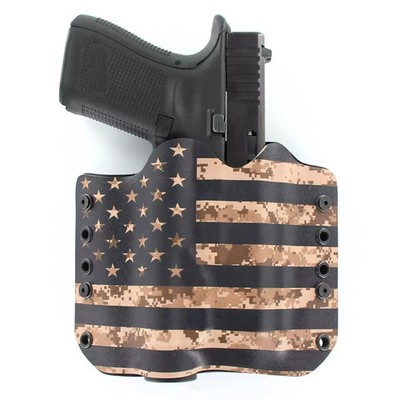 OWB Light Holster - H&K Handguns -Streamlight TLR-4 - Optic -USA Digital Tan