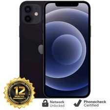 Apple iPhone 12 mini - 64 GB - Black (Unlocked) for sale online | eBay