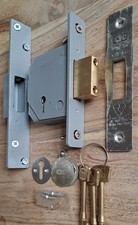 Union Ex Chubb BS3621 3G114 HEAVY DUTY 5 LEVER  67 / 40mm 20mm bolt Mortice Lock