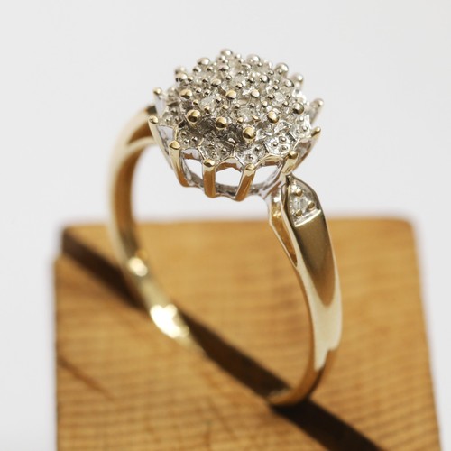 Diamond Cluster Ring