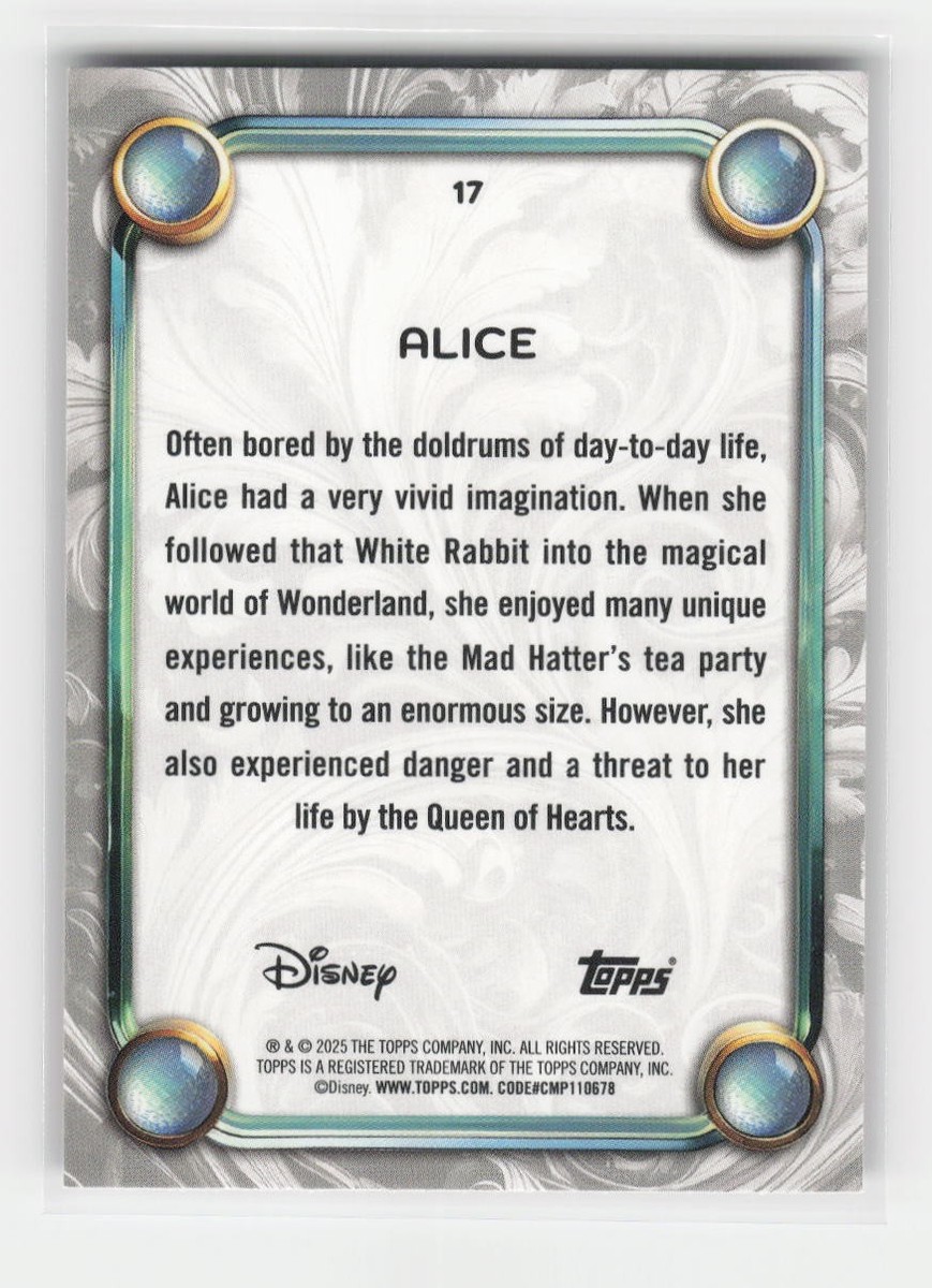 2025 Topps Disney Wonder #17 Alice | eBay