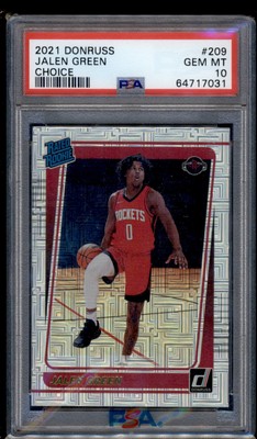 2021-22 Donruss #209 Jalen Green Choice PSA 10 | eBay