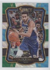 2017-18 Panini Select Premier Level Tri-Color Prizm Furkan Korkmaz #107 07d9