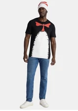The Cat in the Hat Graphic Tshirt And Beanie Combo Mens Size M Cosplay New