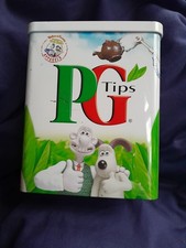 Pg Tips promotional tea caddy,  Wallace and Gromit design