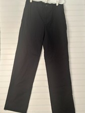 Polo Ralph Lauren Pants Boy's 18 Black Chino Straight Leg Flat Front Trousers