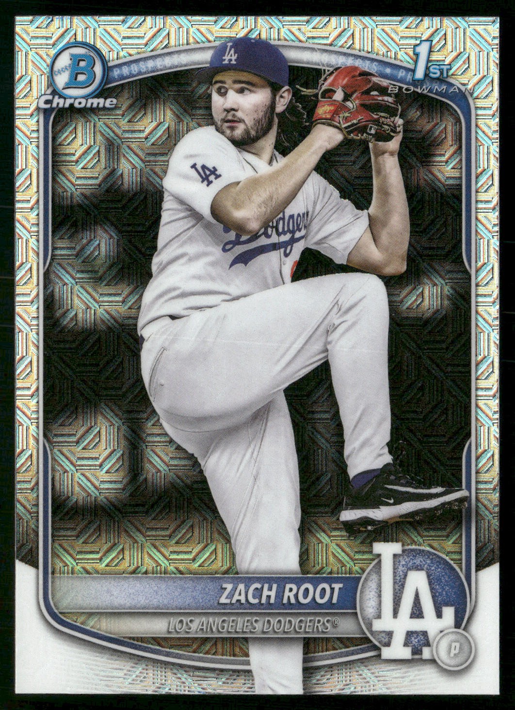 2025 Bowman Draft #BDC-22 Zach Root Chrome Mojo Refractor
