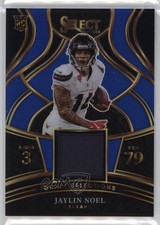 2025 Panini Select Draft Selections Memorabilia Blue Prizm Jaylin Noel 1sh2