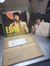 Elvis in Hollywood 2 Vinyl Pack with TV Book In The original Packaging