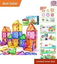 Magnetic Building Blocks Kids STEM Educational Toys Color Recognition Creativity
