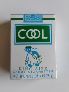 Vintage COOL Candy cigarette Box From 1970
