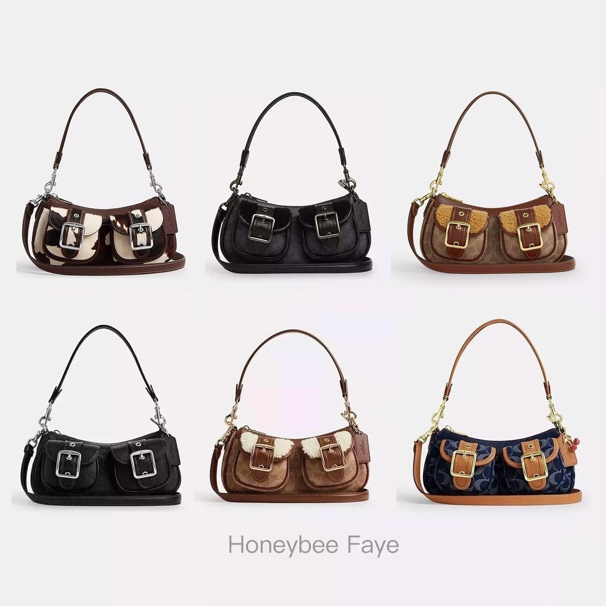 NWT Coach Ashton Baguette shoulder bag CY658/CM078/CM079/CCC83 | eBay