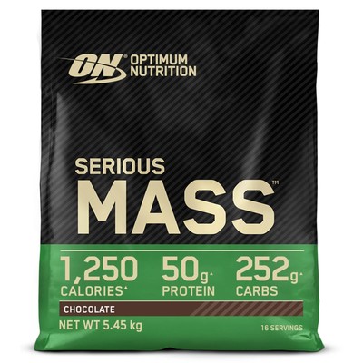Optimum Nutrition Serious Mass hochkalorisches Proteinpulver für Masseaufbau mit
