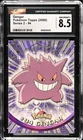 CGC 8.5 NM MINT + Gengar 94 Pokemon TV Animation Edition 2000 Topps Series 2