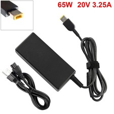65W AC Adapter For Lenovo ThinkCentre M600 M715 M900 Power Charger Square Tip