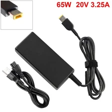 65W AC Adapter For Lenovo ThinkCentre M600 M715 M900 Power Charger Square Tip