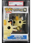 Meowth Games Pokemon 780 Funko Pop! PSA 10 GEM MINT