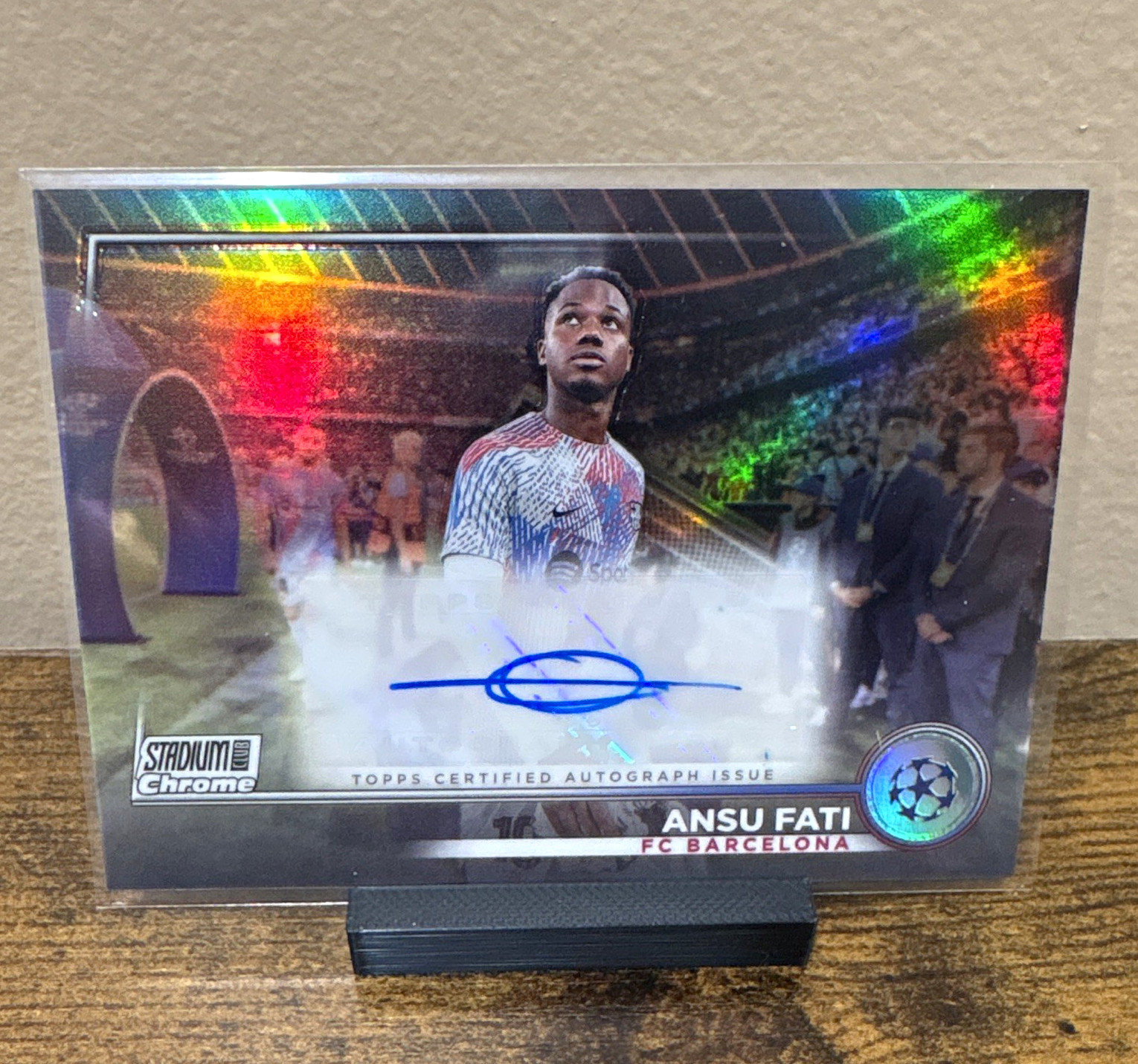 Topps Stadium Club Chrome 2022/23 Ansu Fati FC Barcelona Auto #CA-AF