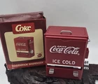 Vintage 1995 Coca Cola Toothpick Dispenser Holder Red Cooler Coke Collectible