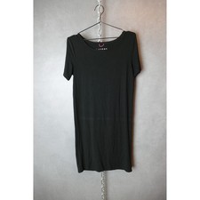 LAYERS by Hatch Black T-Shirt Dress Size Small Short Sleeve Casual