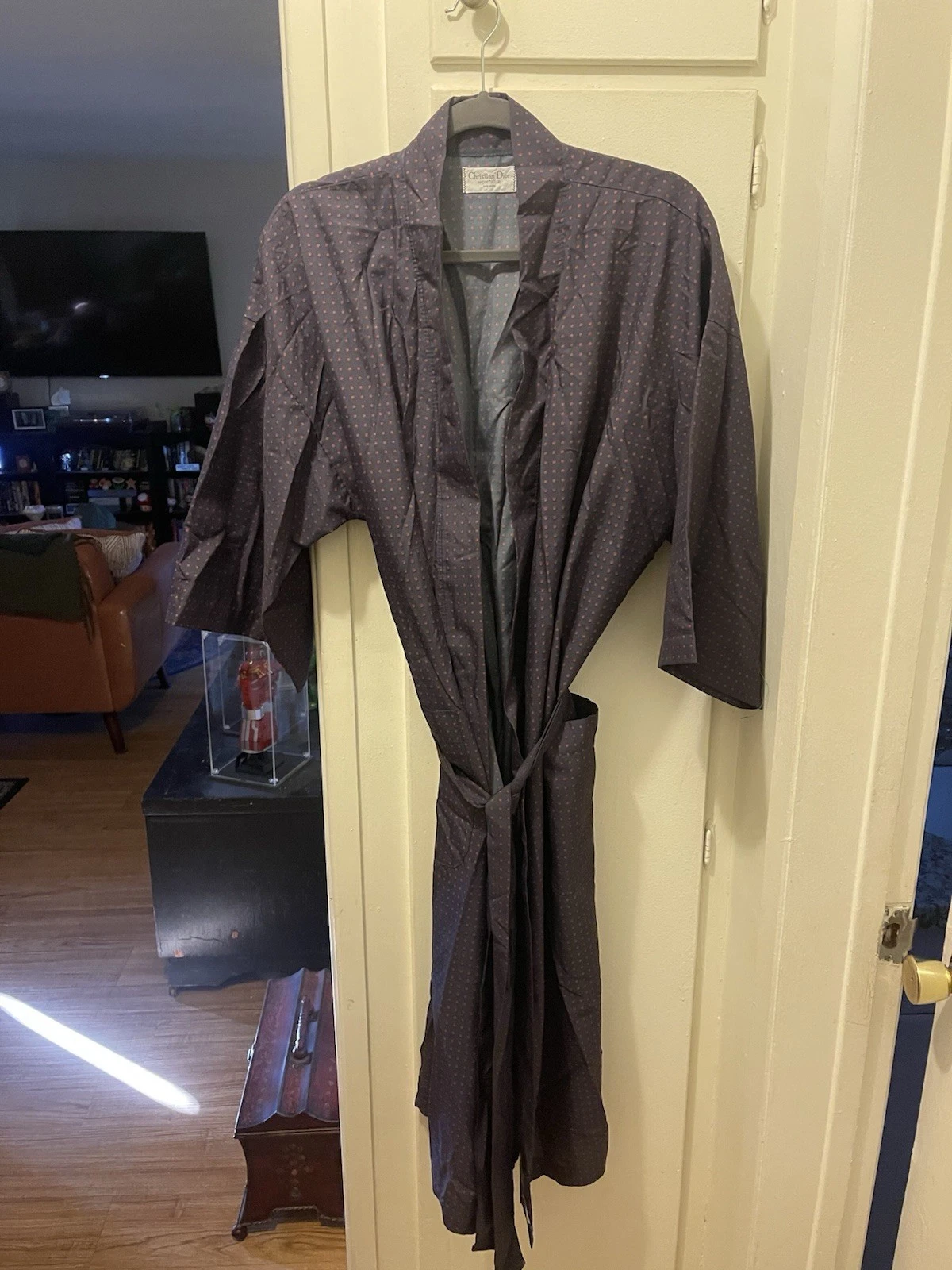 Peignoir de bain Christian Dior Monsieur Paisley vintage unisexe