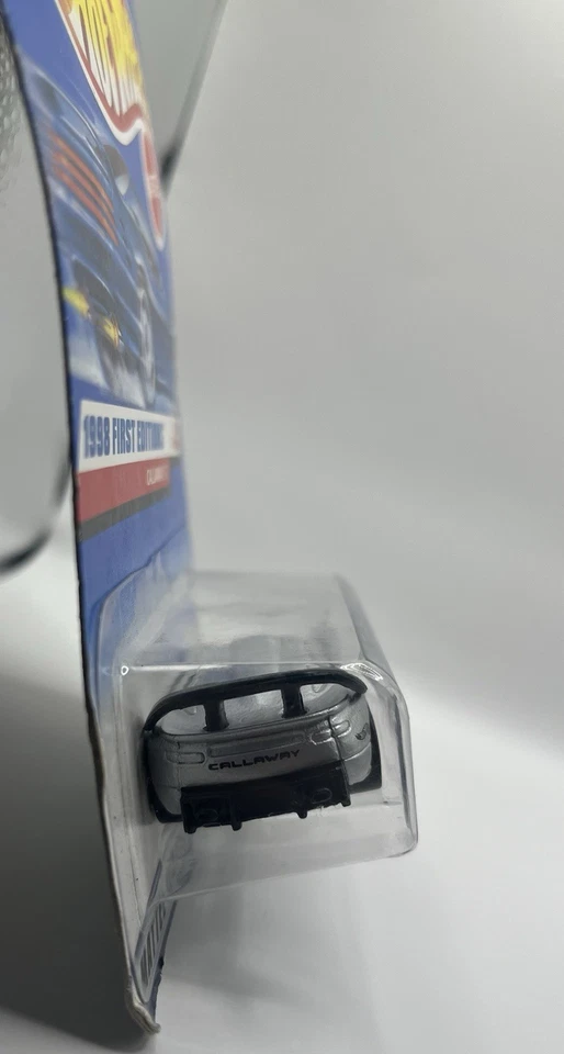 Hot Wheels 1998 First Editions #31 of 40 Callaway C-7 Collector's Car Silver. - Image 4 of 4
